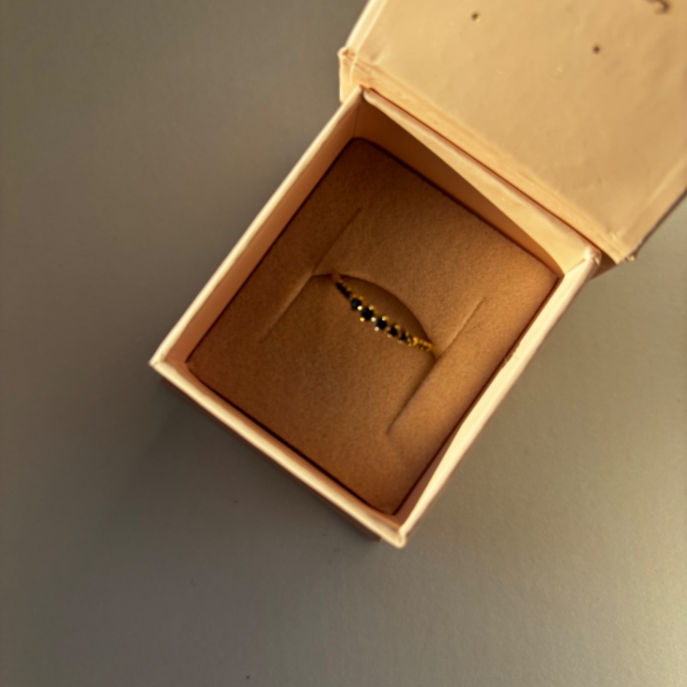 Catbird Black Diamond Ring